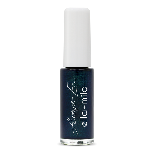 Midnight Rising dark navy nail art liner polish with fine brush – ella+mila Artist Era