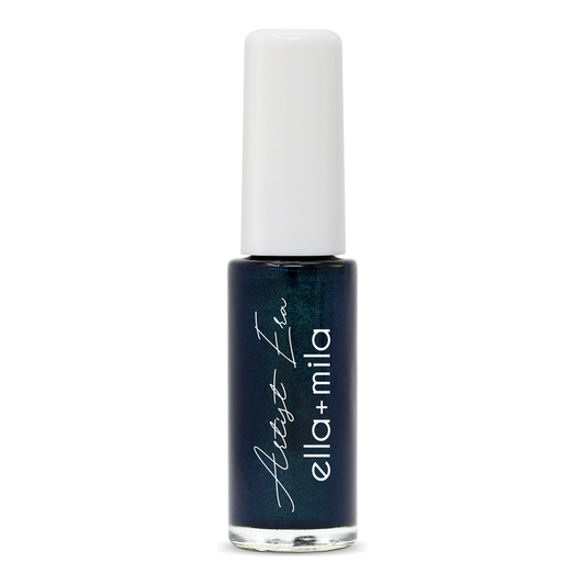 Midnight Rising dark navy nail art liner polish with fine brush – ella+mila Artist Era