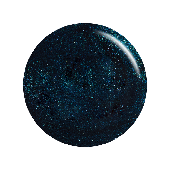 Midnight Rising dark navy nail art liner polish color swatch