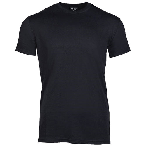 mil tec us style cotton t shirt black