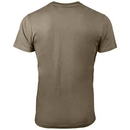 rear of olive drab mil tec us style cotton t shirt