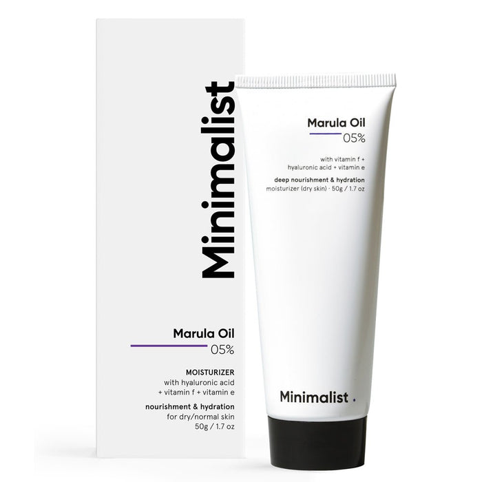 Minimalist Marula Oil 5% Face Moisturizer 50g - Beauty Tribe