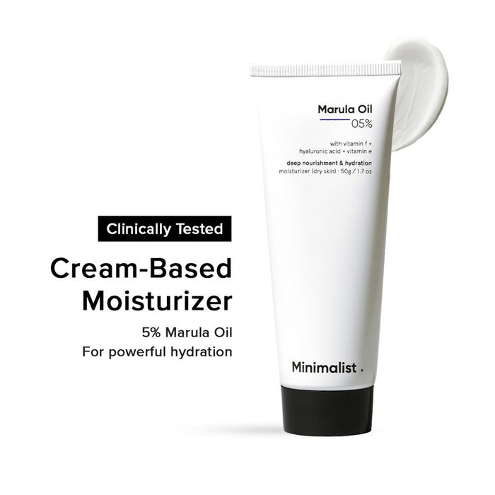 Minimalist Marula Oil 5% Face Moisturizer 50g - Beauty Tribe