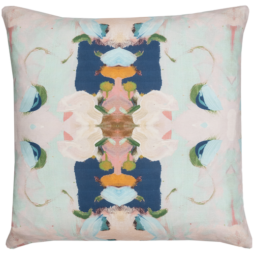 Monet’s Garden Navy 26x26 Pillow