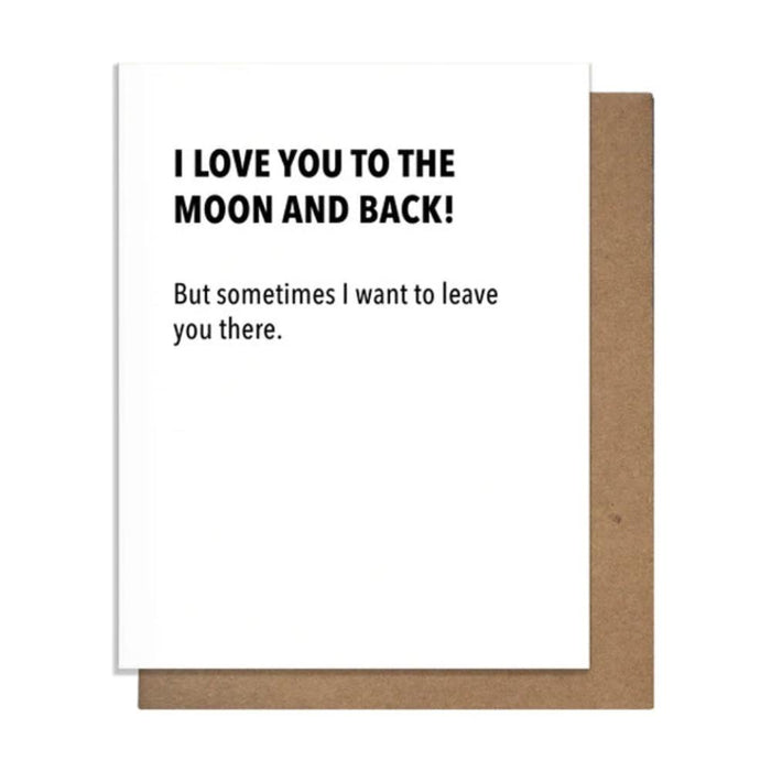 Moon & Back Card - Domestic Domestic