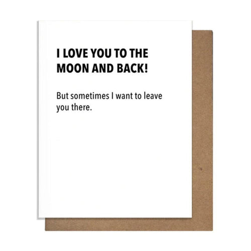 Moon & Back Card - Domestic Domestic