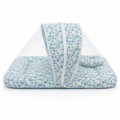 Mosquito Bed Net - Grey - Footprints - 26