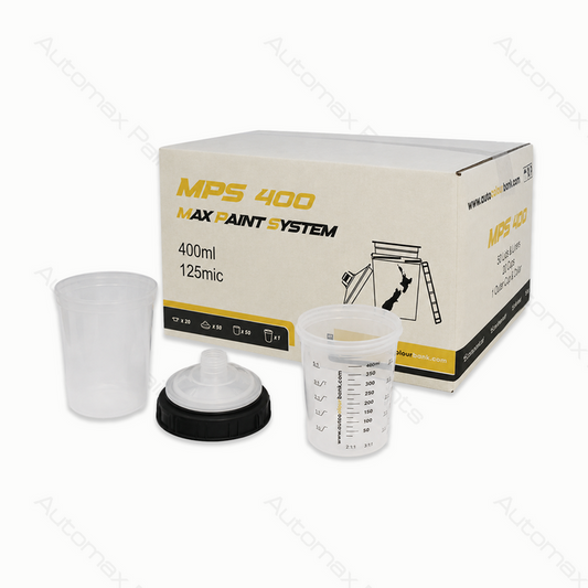 MPS Disposable Spray Gun Cup Set 400ml - 50 Cups