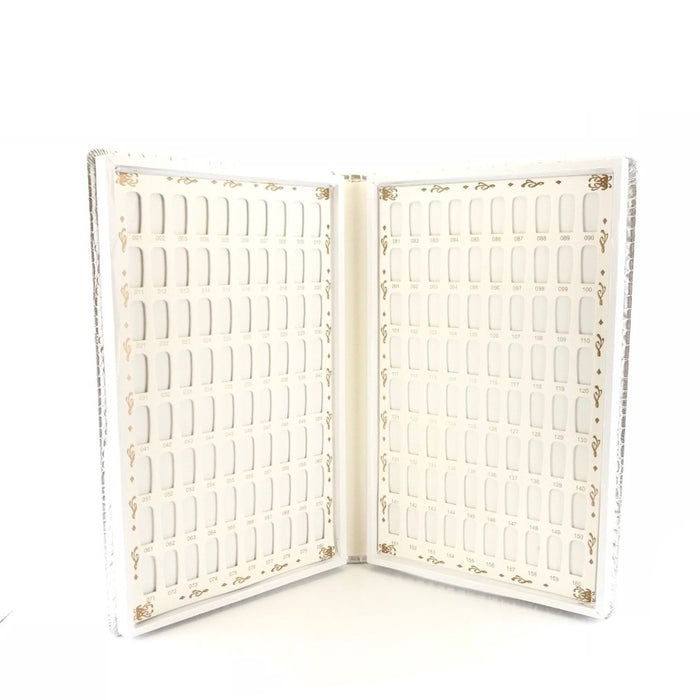 Nail Display book with tips