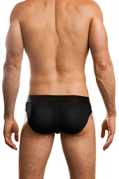 Jack Adams USA Naked Brief in black- men's sexy, premium underwear, jockstraps and thongs