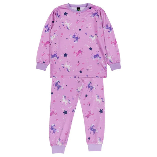Nano Unicorn L/S Pajama-Pink