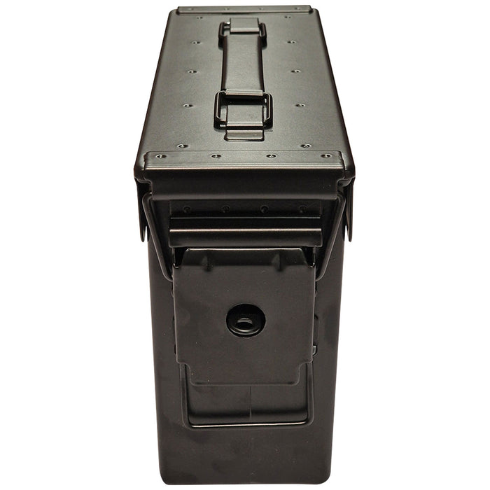 folding clasp closure of black nato m19a1 30 cal ammo box