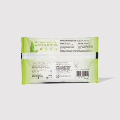 Pee Safe Natural Intimate Wipes For Women (10N)