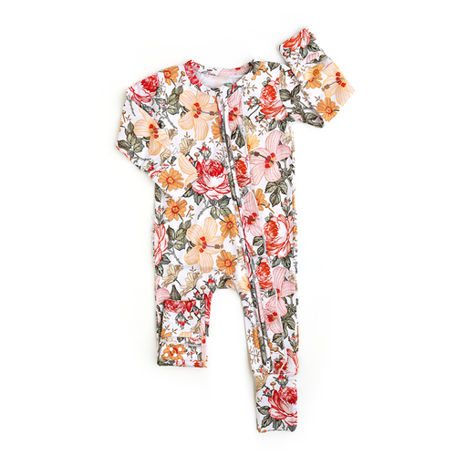 Nella Ruffle Zip Bamboo Sleeper