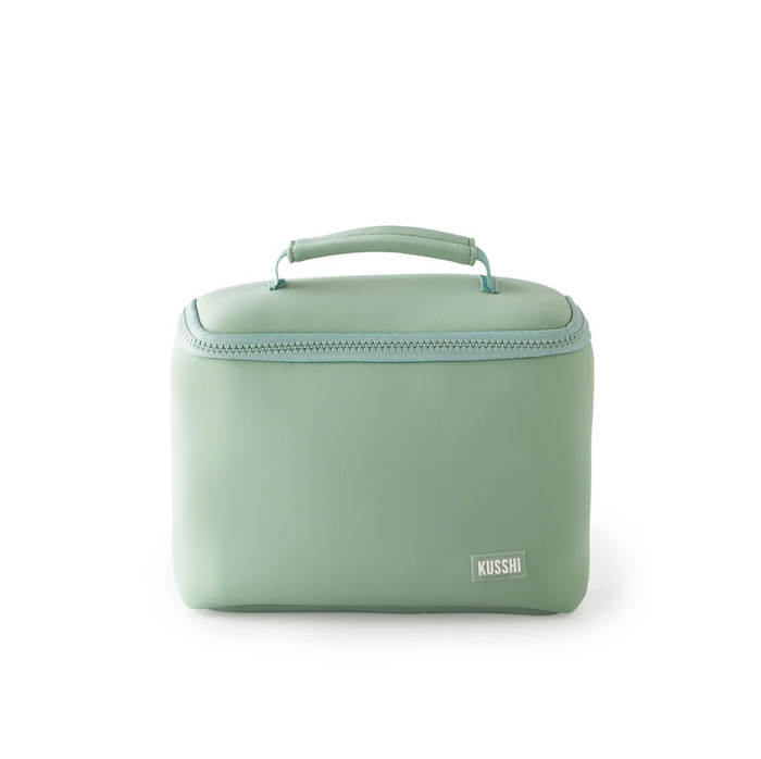 Neoprene Small Train Case Sage Travel Accessories in at Wrapsody