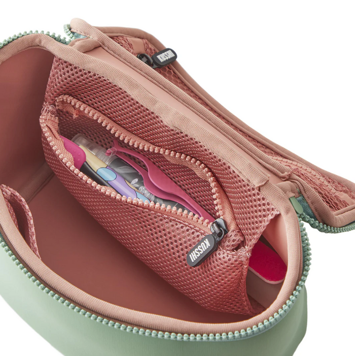 Neoprene Small Train Case Sage Travel Accessories in at Wrapsody