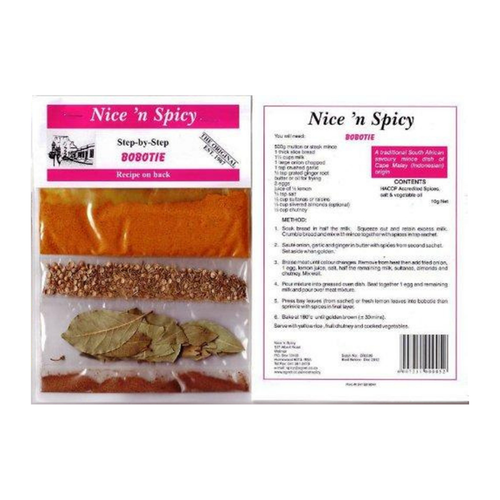 Nice n' Spicy Bobotie Mix (20 g) | Food, South African | USA's #1 Source for South African Foods - AubergineFoods.com