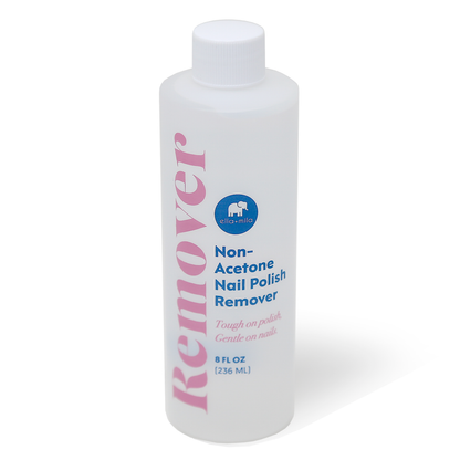 Non-Acetone Nail Polish Remover bottle, angled view