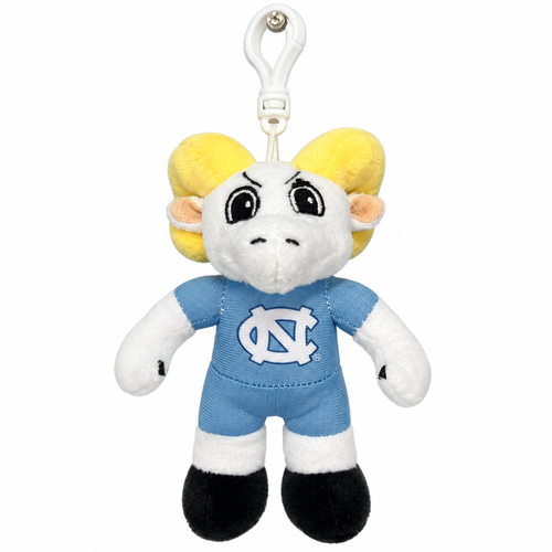 North Carolina Mascot Rameses Plush Keychain - Main View - Pennington Bear