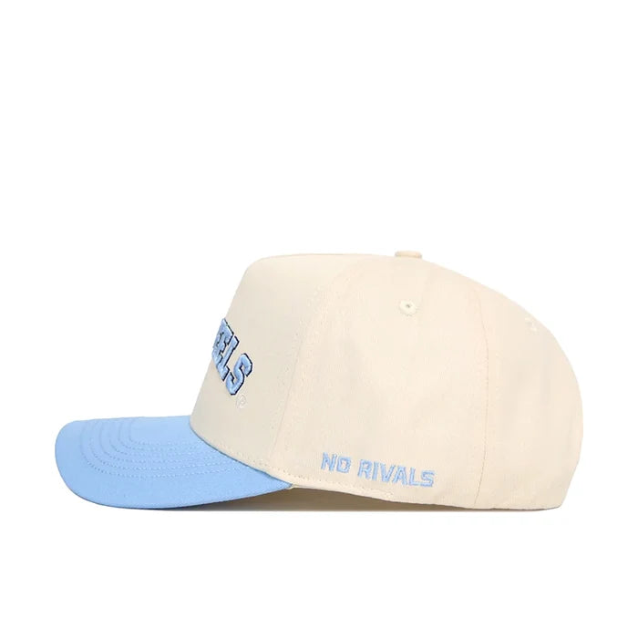North Carolina Right Side Up Adjustable Hat - Front View - No Rivals Brand