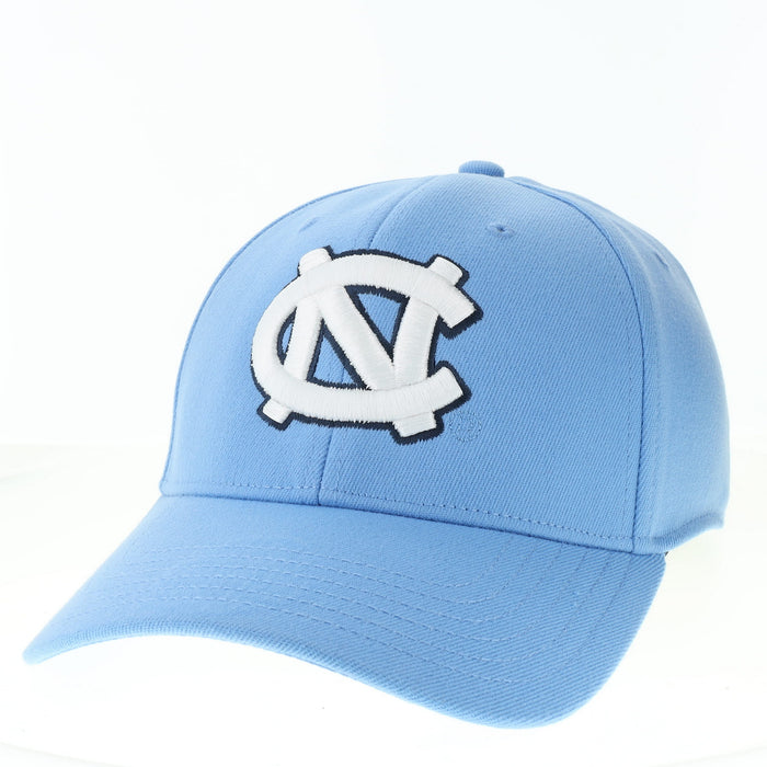 North Carolina Tar Heels Blue Stretch Fitted Hat - Main View - Legacy