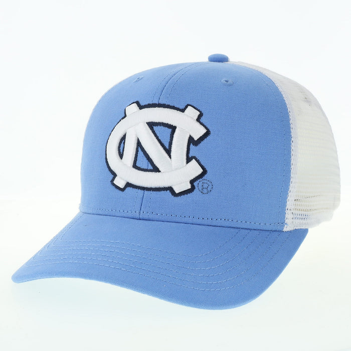North Carolina Tar Heels Blue UNC Mid-Pro Snapback Trucker Hat MPS - Main View - Legacy