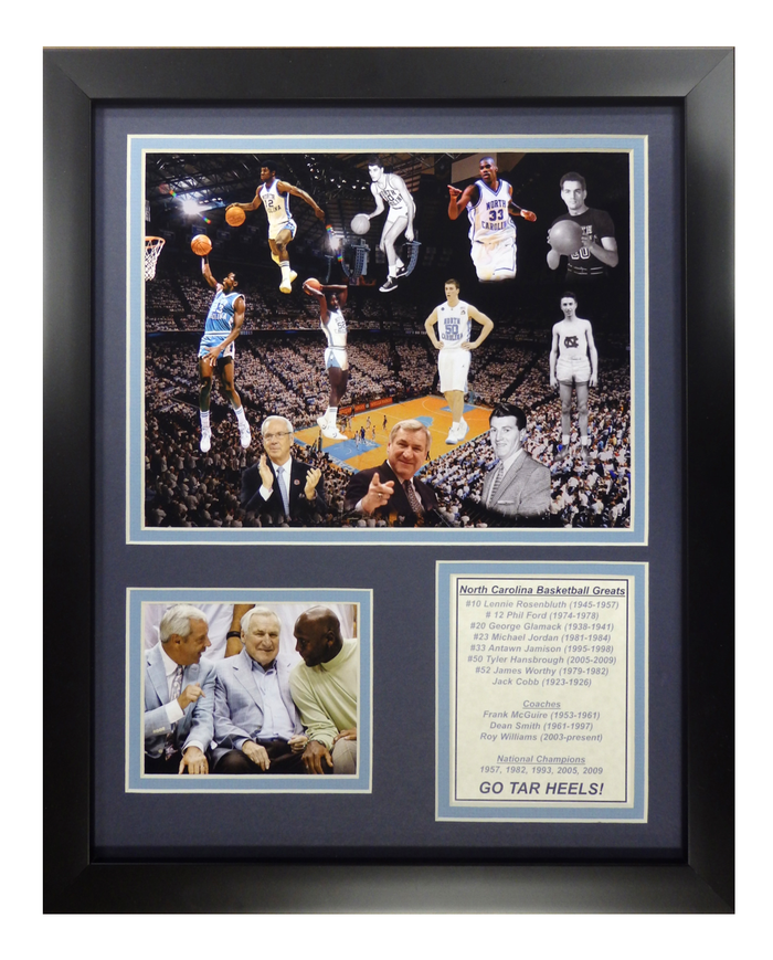 North Carolina Tar Heels Legends Never Die The Greats - Main View - Legends Never Die