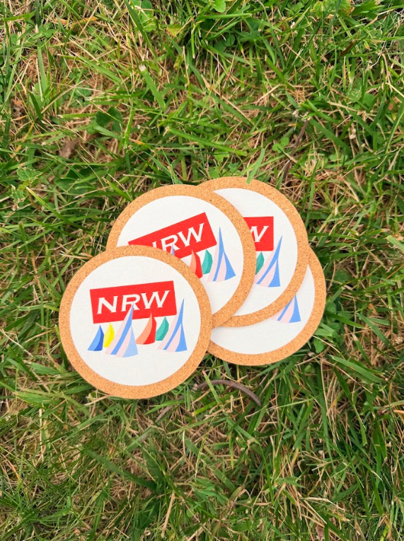 NRW Cork Coaster Set of 4