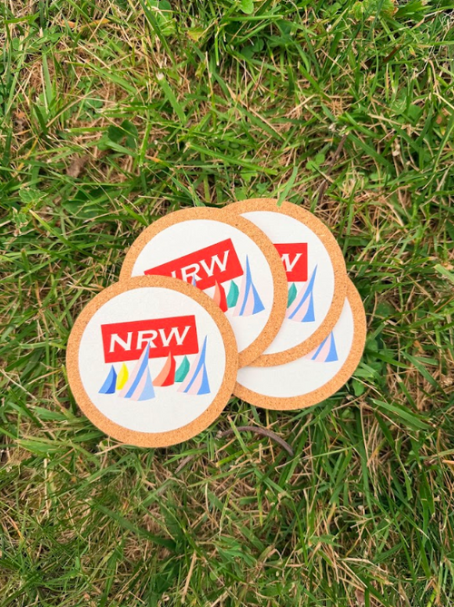 NRW Cork Coaster Set of 4