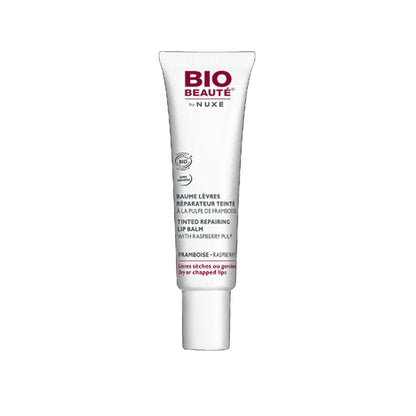 Nuxe BIO-BEAUTÉ® Tinted Repairing Lip Balm With raspberry pulp 15ml