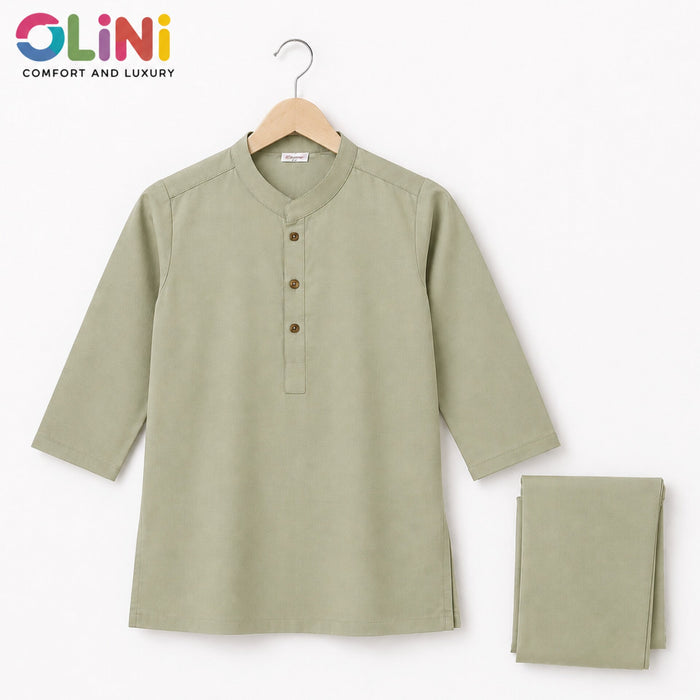 OLINI - All Season - Wash N Wear - Kurta Shalwar - Grey - YAM