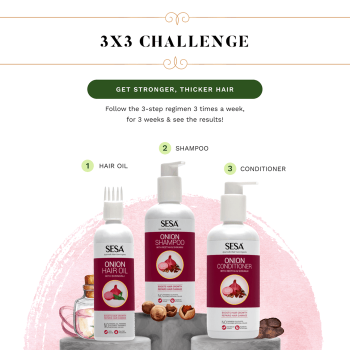 Sesa Onion Hair Growth Combo - Sesa Care
