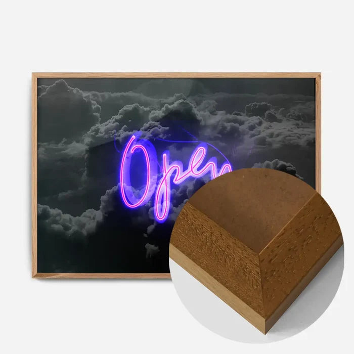21x30cm | 8¼ x 11¾in / Oak Wood Frame