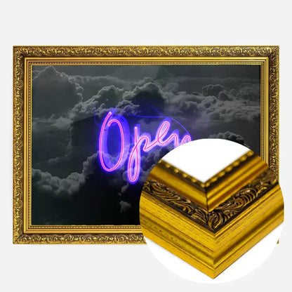 21x30cm | 8¼ x 11¾in / Gold Ornate Frame