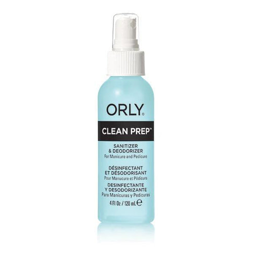 Orly Clean Prep 4Oz Nail Sanitizer and deodorizer Nail Treatment