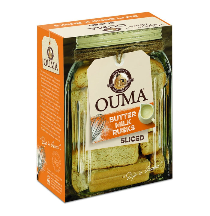 OUMA Buttermilk Rusks-Sliced (450g) | Food, South African | USA's #1 Source for South African Foods - AubergineFoods.com