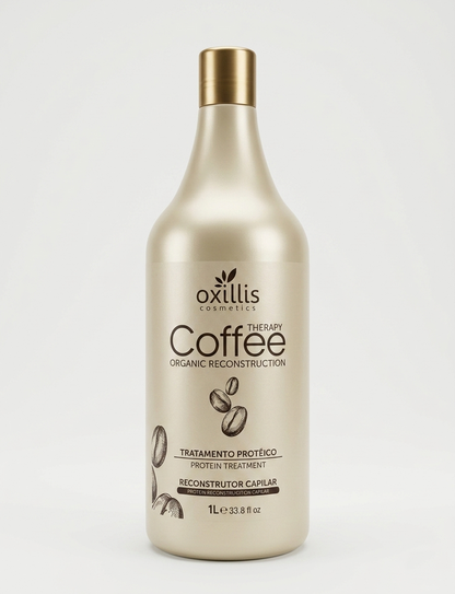 OXILLIS Coffee Therapy Brazilian Protein Hair Straightener 1000 ML - DOKAN