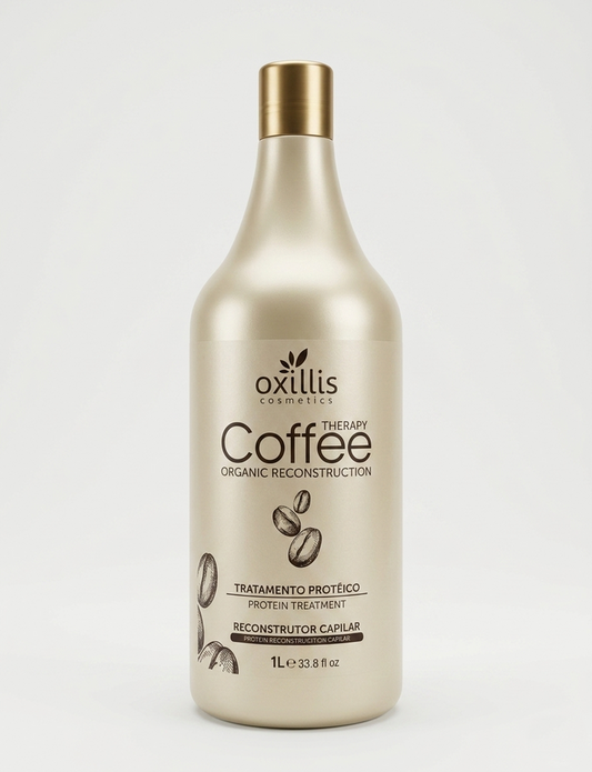 OXILLIS Coffee Therapy Brazilian Protein Hair Straightener 1000 ML - DOKAN