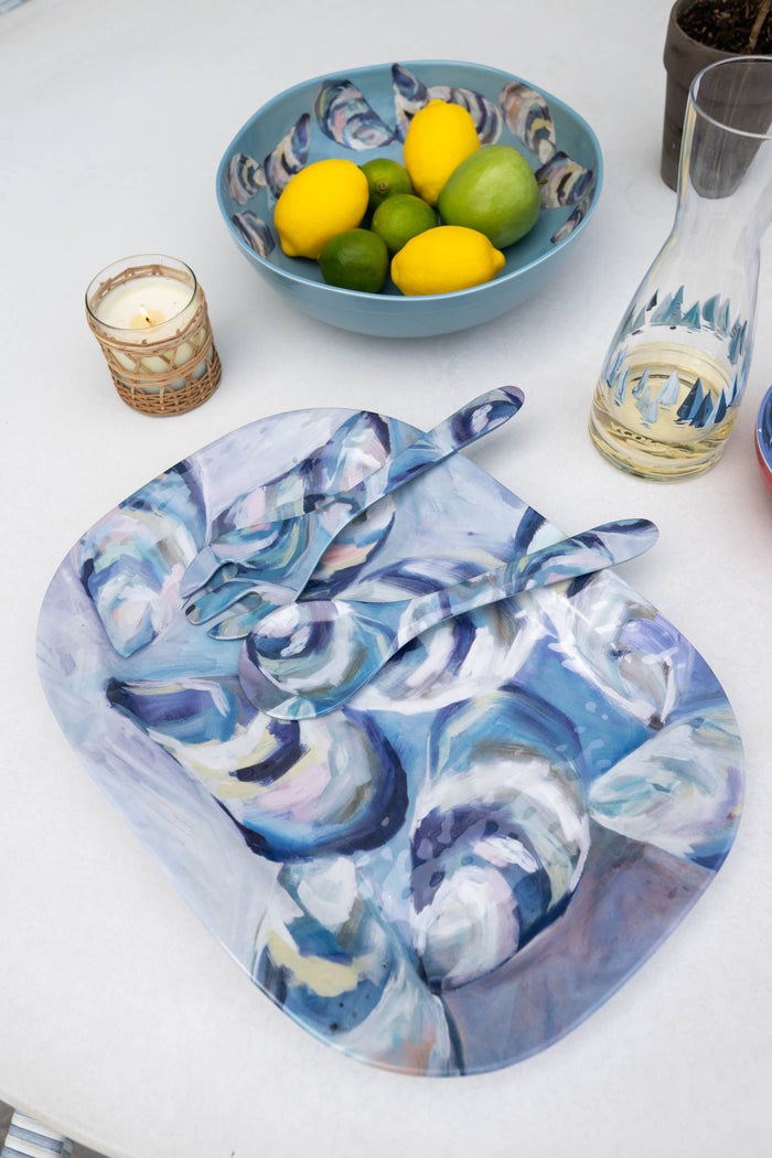 Oyster Art Melamine Bowl