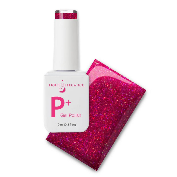P+ It's Wine Time, Glitter Gel Polish, 10 ml