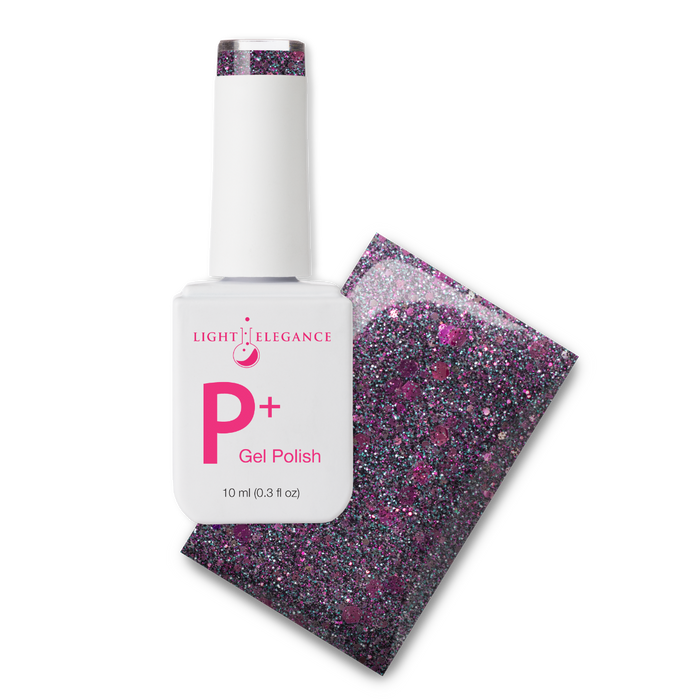 P+ Part Time Pessimist, Glitter Gel Polish, 10 m