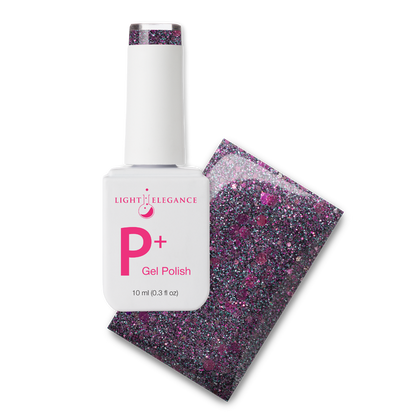 P+ Part Time Pessimist, Glitter Gel Polish, 10 m