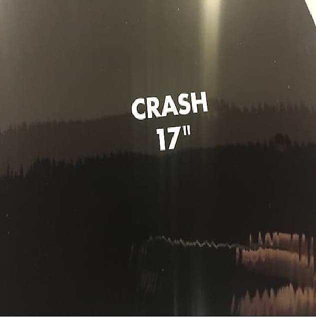 Paiste 17" Color Sound 900 Series Black Crash Cymbal