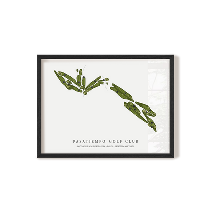 Pasatiempo Golf Club | Golf Course Print | Black+Frame