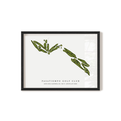 Pasatiempo Golf Club | Golf Course Print | Black+Frame