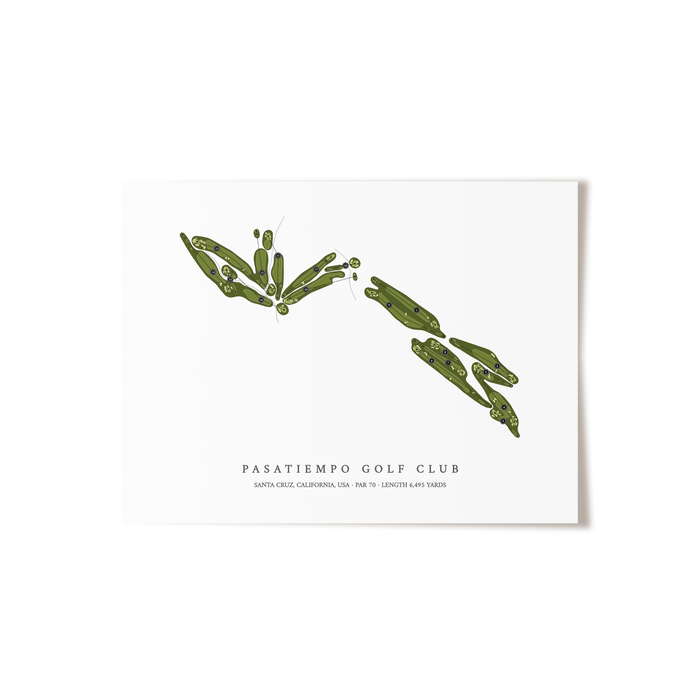 Pasatiempo Golf Club | Golf Course Print | Unframed