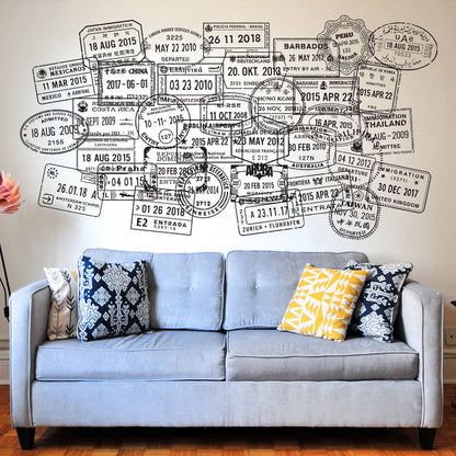 Passport Stamp Decal - Mauritius Conquest Maps LLC