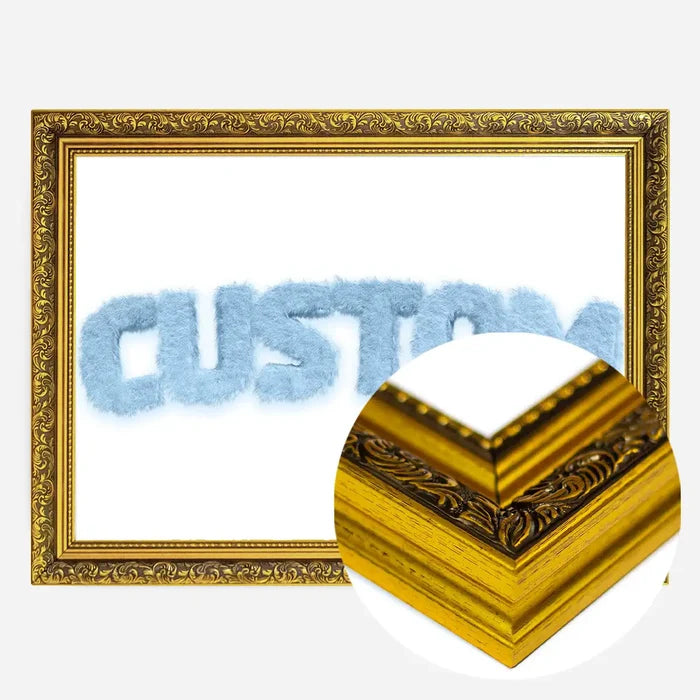 21x30cm | 8¼ x 11¾in / Gold Ornate Frame