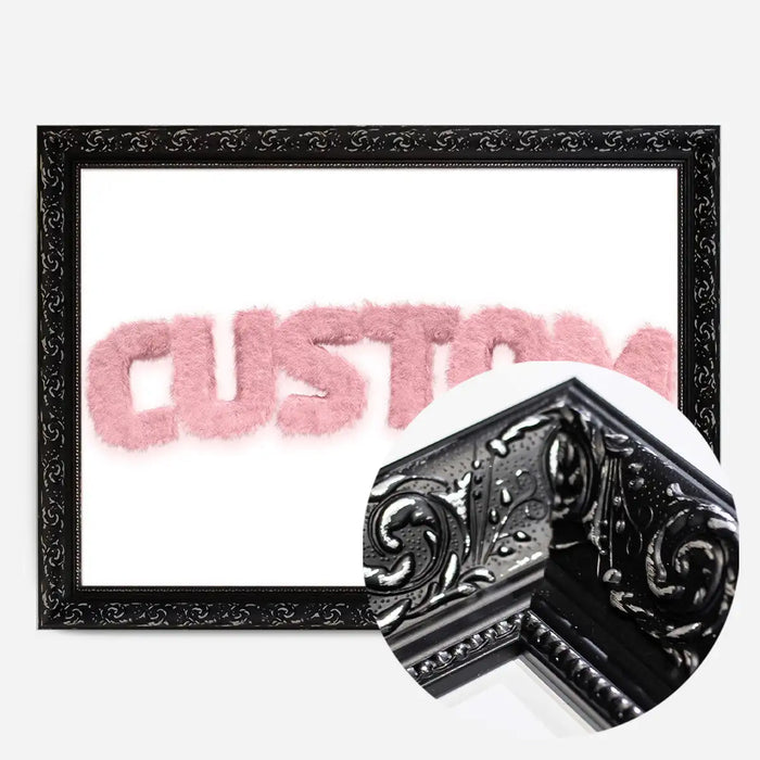 21x30cm | 8¼ x 11¾in / Black Ornate Frame