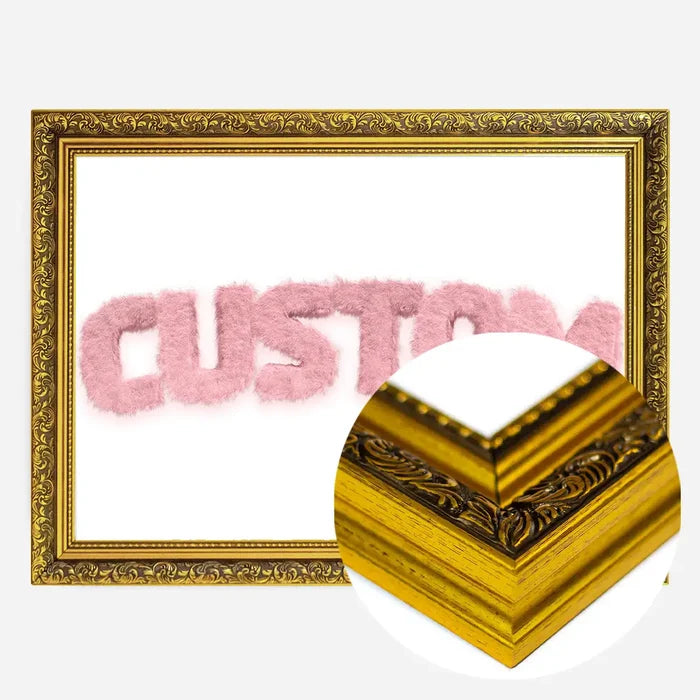 21x30cm | 8¼ x 11¾in / Gold Ornate Frame
